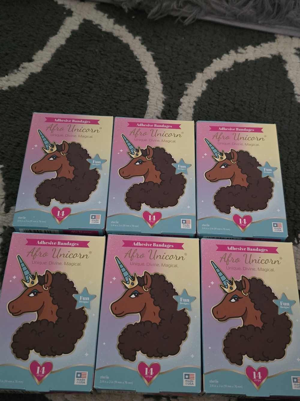 Kids Adhesive Bandages - Pink & Brown (6 Pack)